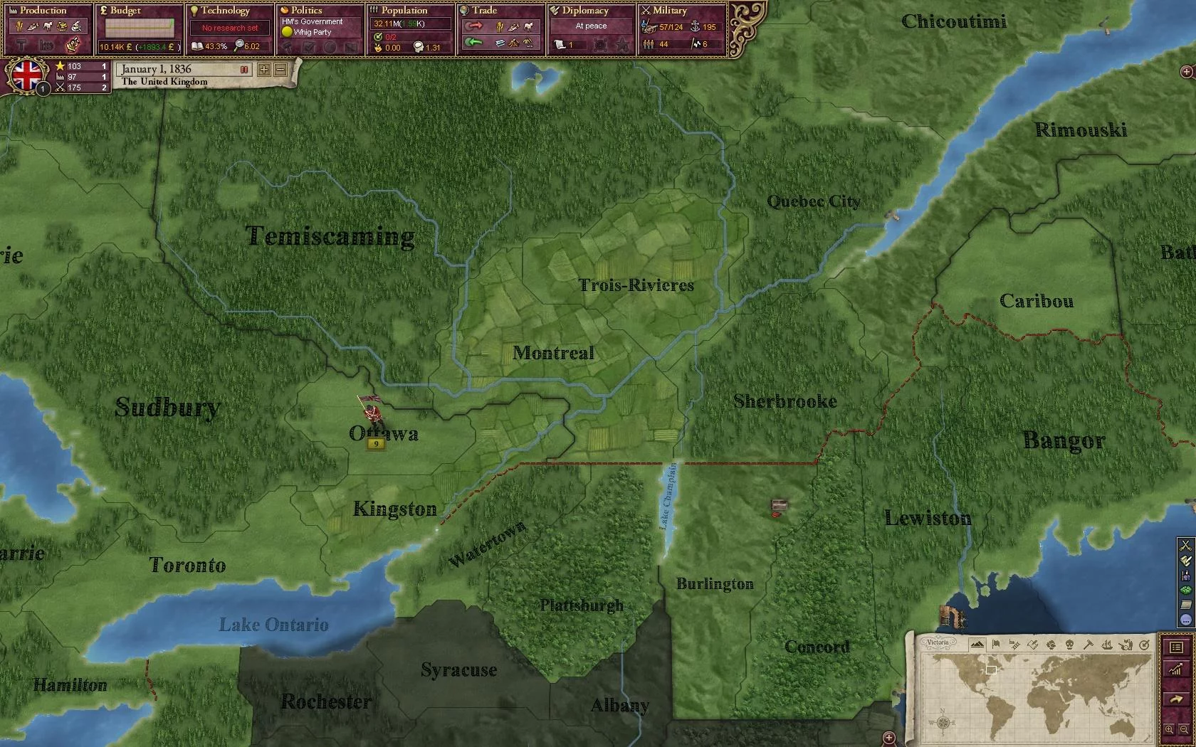 Изображение игры: Victoria II