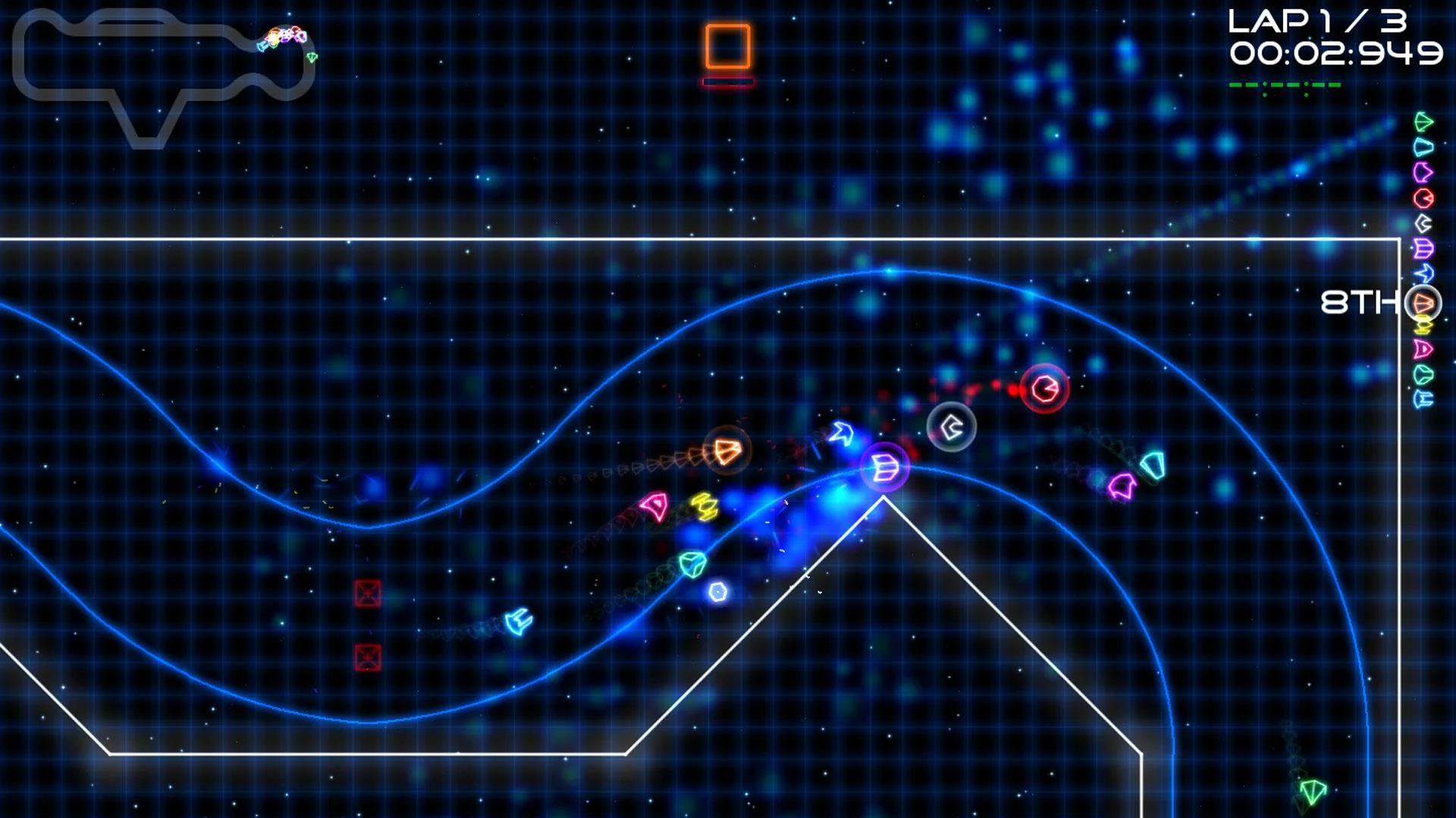 Изображение игры: Super Laser  Racer