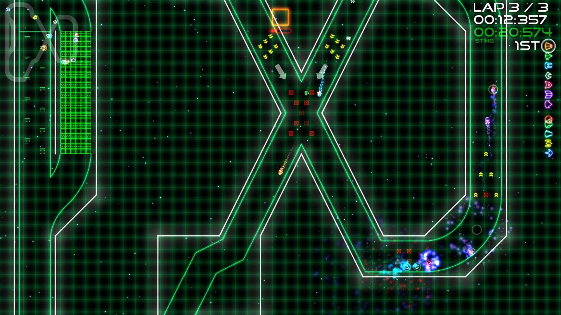 Изображение игры: Super Laser  Racer