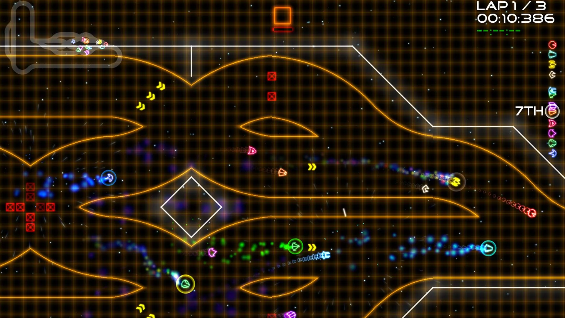 Изображение игры: Super Laser  Racer