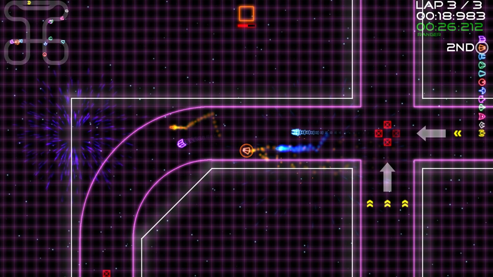 Изображение игры: Super Laser  Racer
