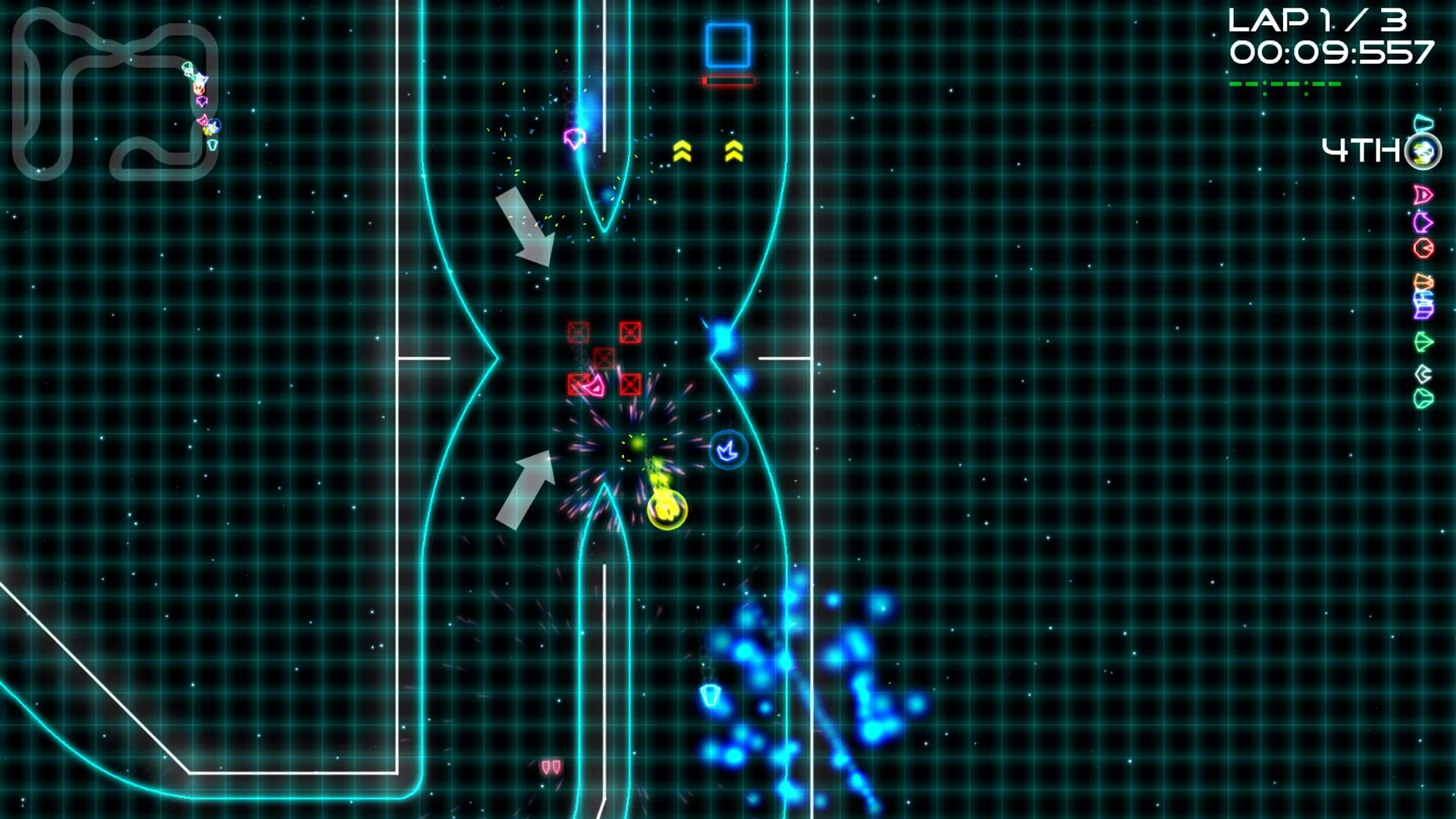 Изображение игры: Super Laser  Racer