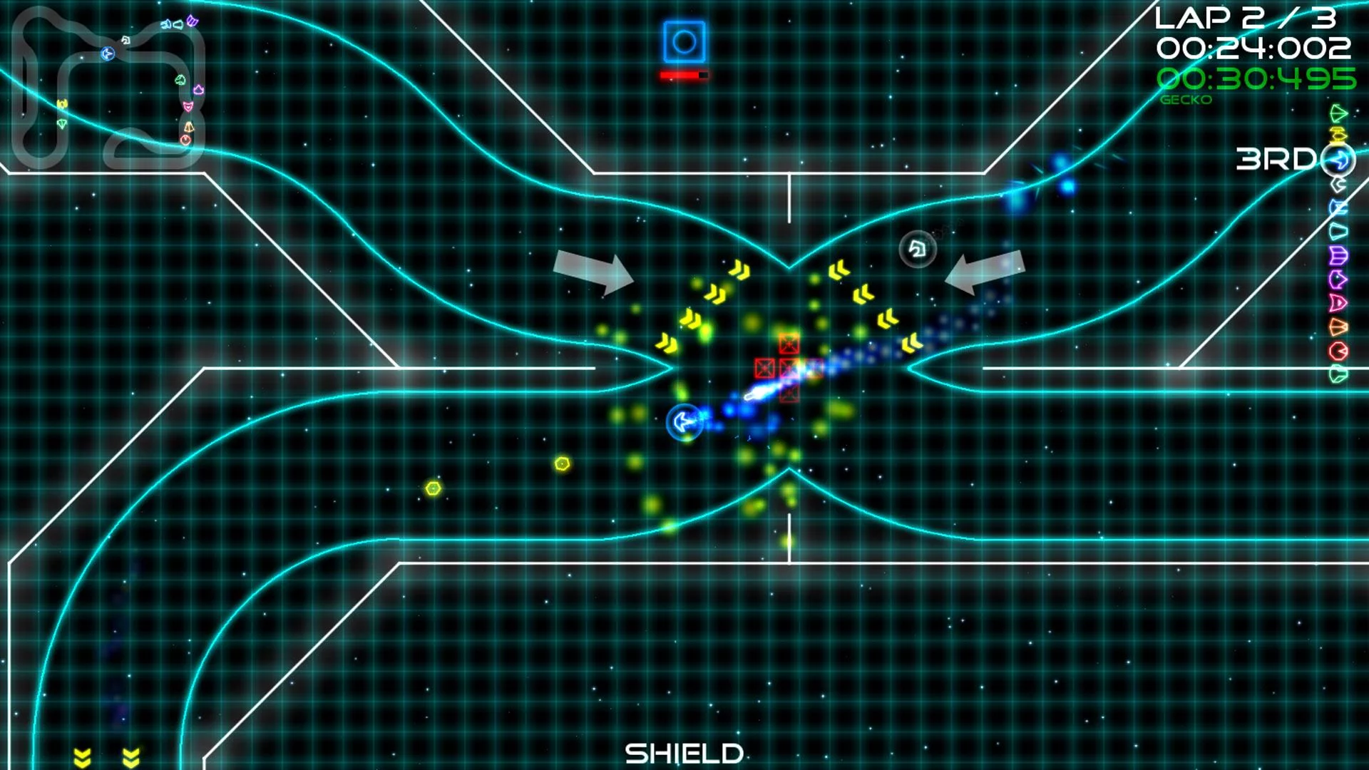 Изображение игры: Super Laser  Racer