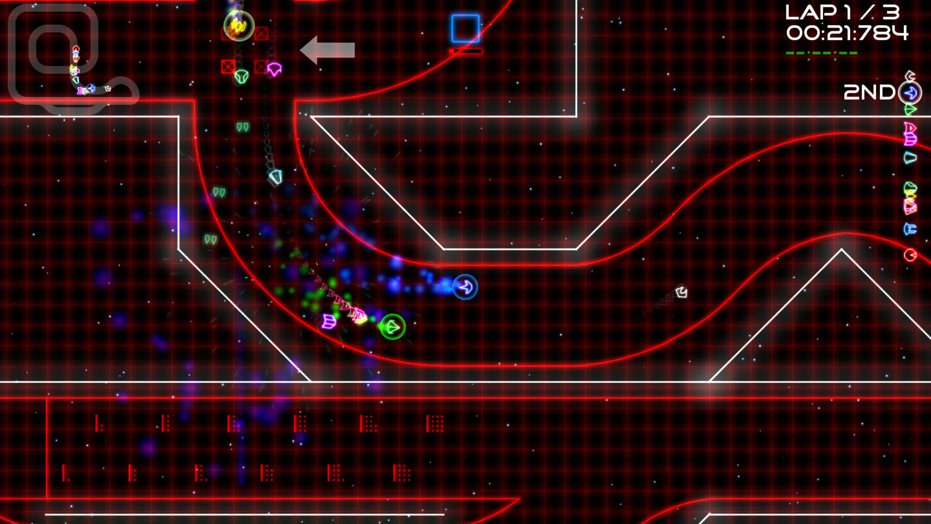 Изображение игры: Super Laser  Racer