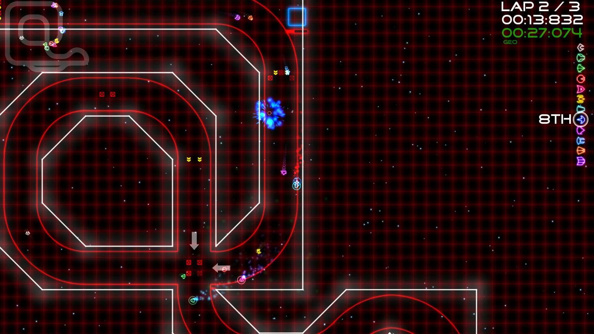 Изображение игры: Super Laser  Racer