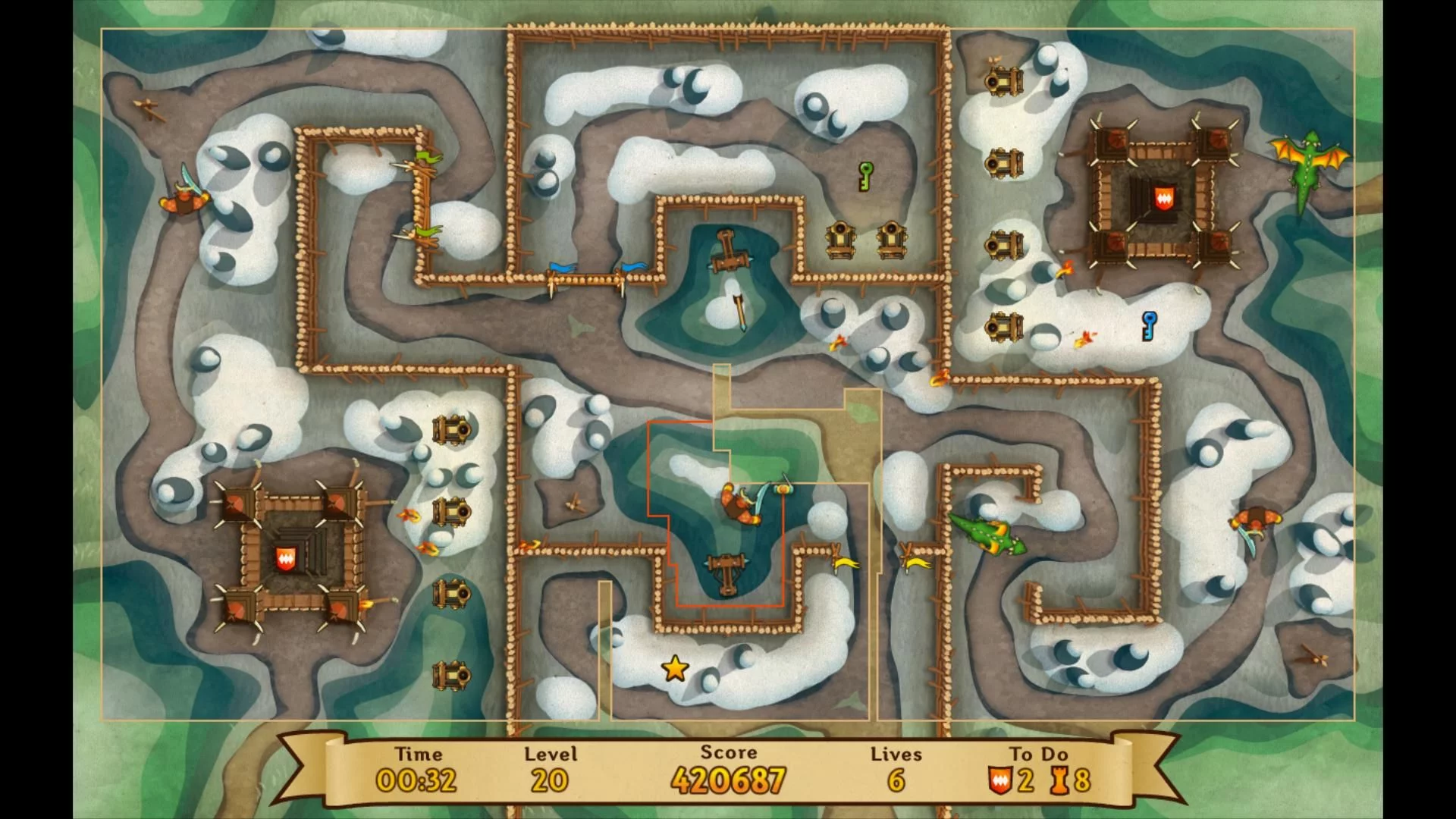 Изображение игры: Fortix 2
