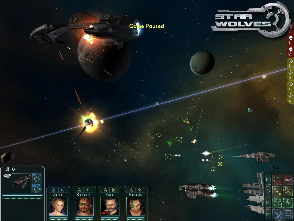 Изображение игры: Star Wolves