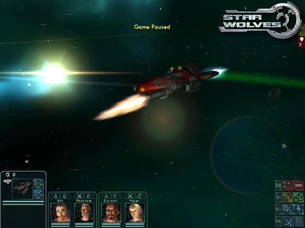 Изображение игры: Star Wolves