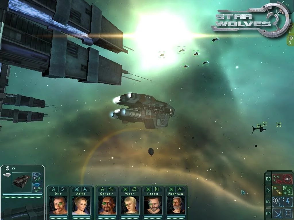 Изображение игры: Star Wolves