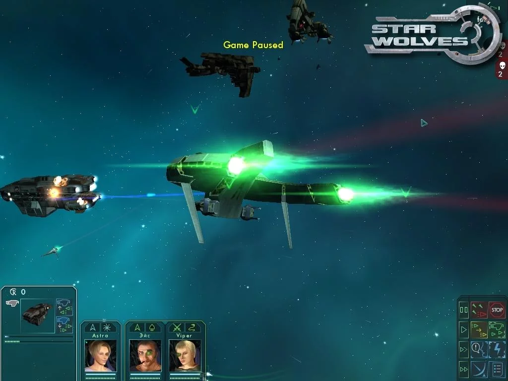 Изображение игры: Star Wolves