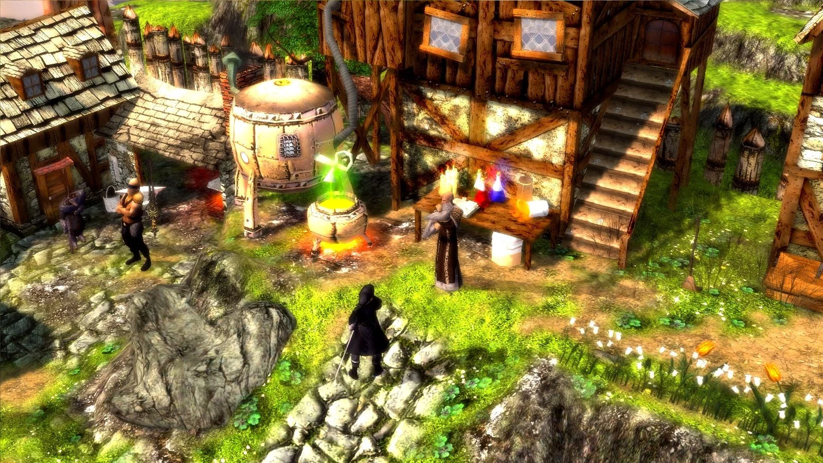 Изображение игры: Grotesque Tactics: Evil Heroes