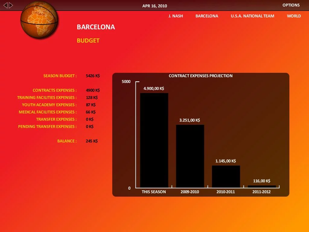 Изображение игры: World Basketball Manager 2010