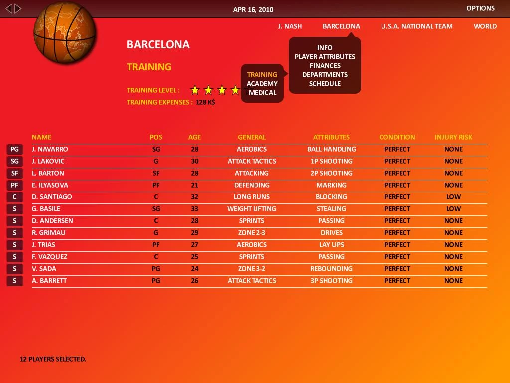 Изображение игры: World Basketball Manager 2010
