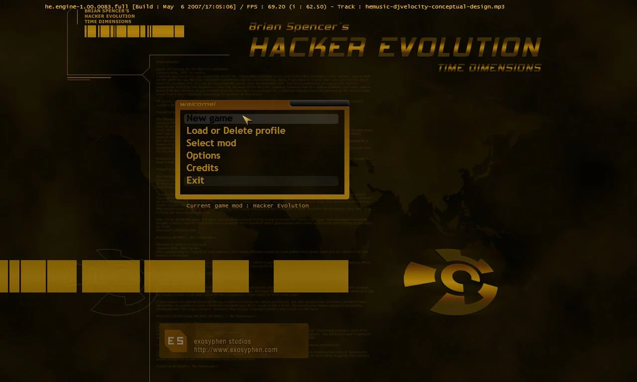 Изображение игры: Hacker Evolution