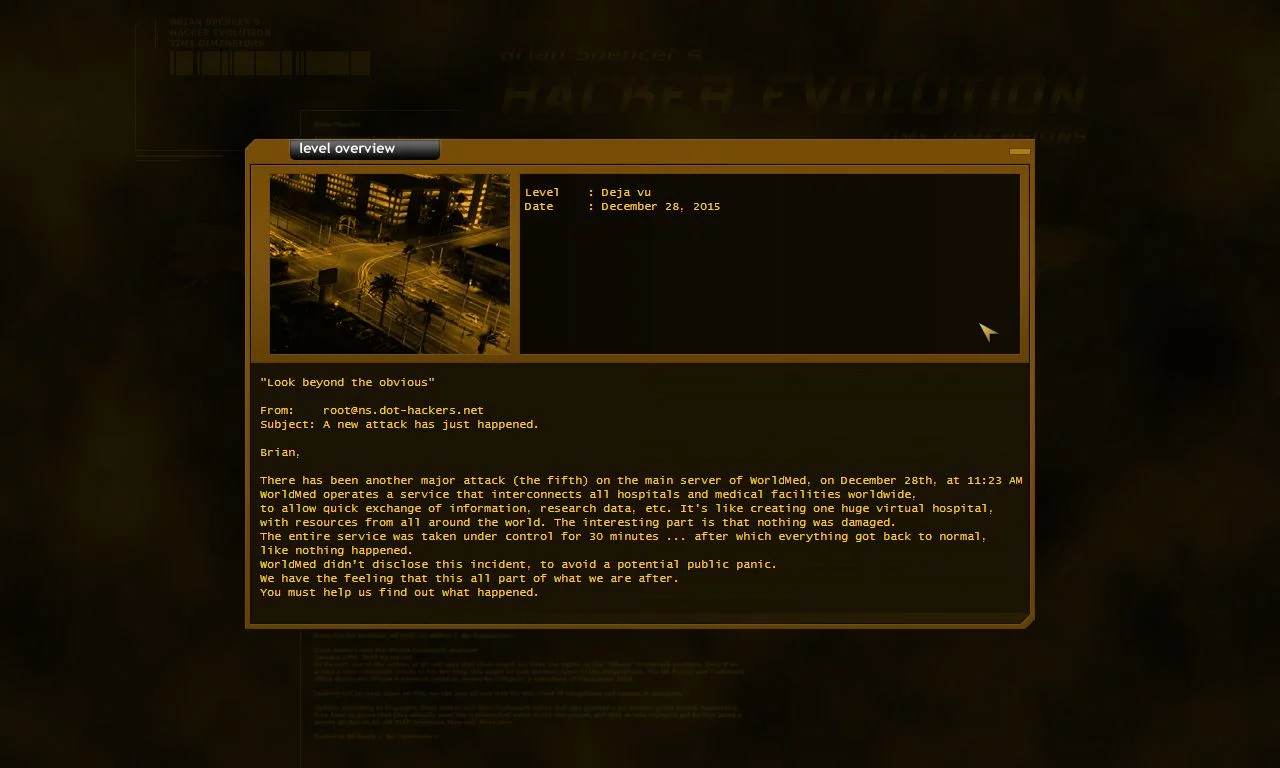 Изображение игры: Hacker Evolution