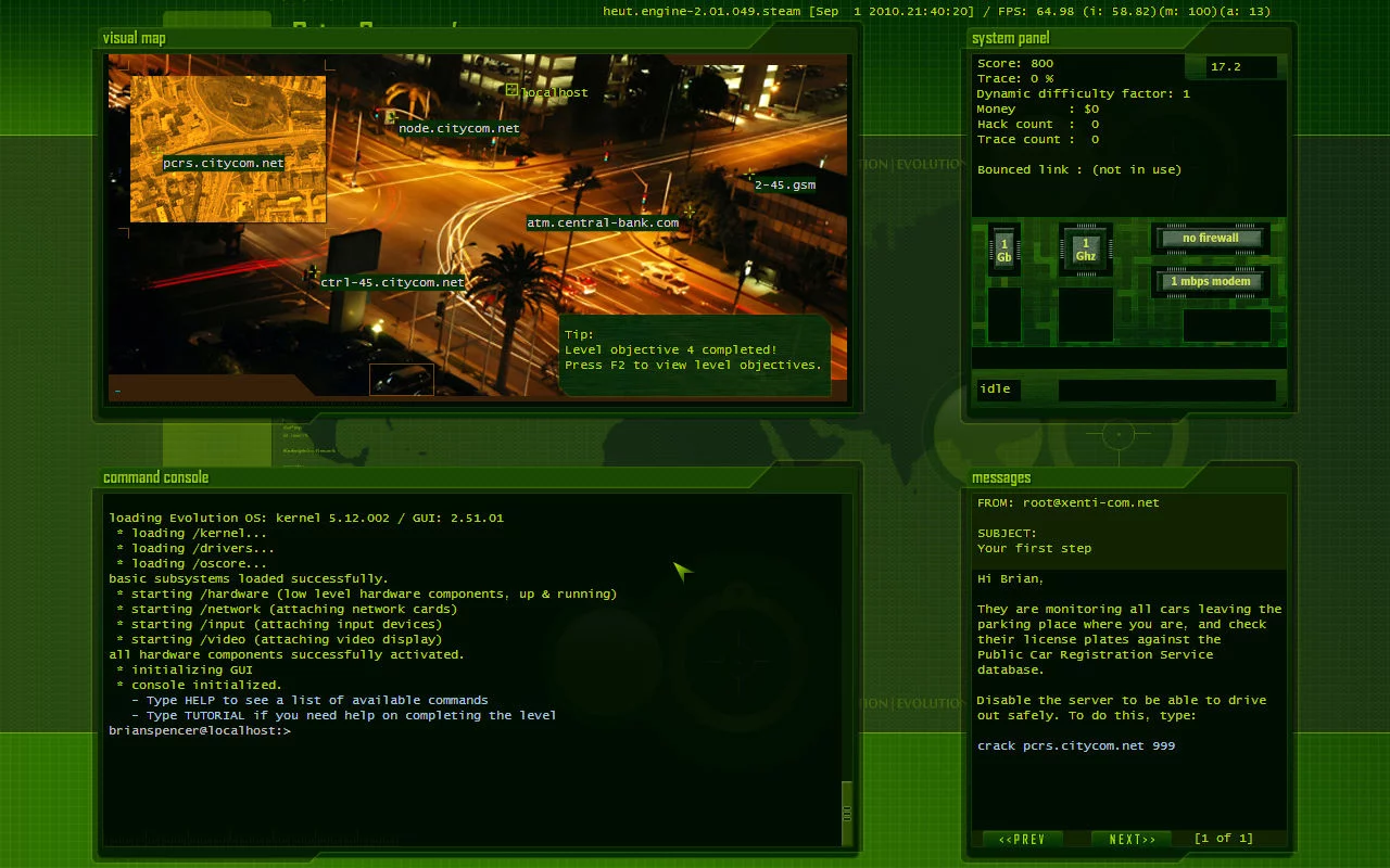 Изображение игры: Hacker Evolution: Untold