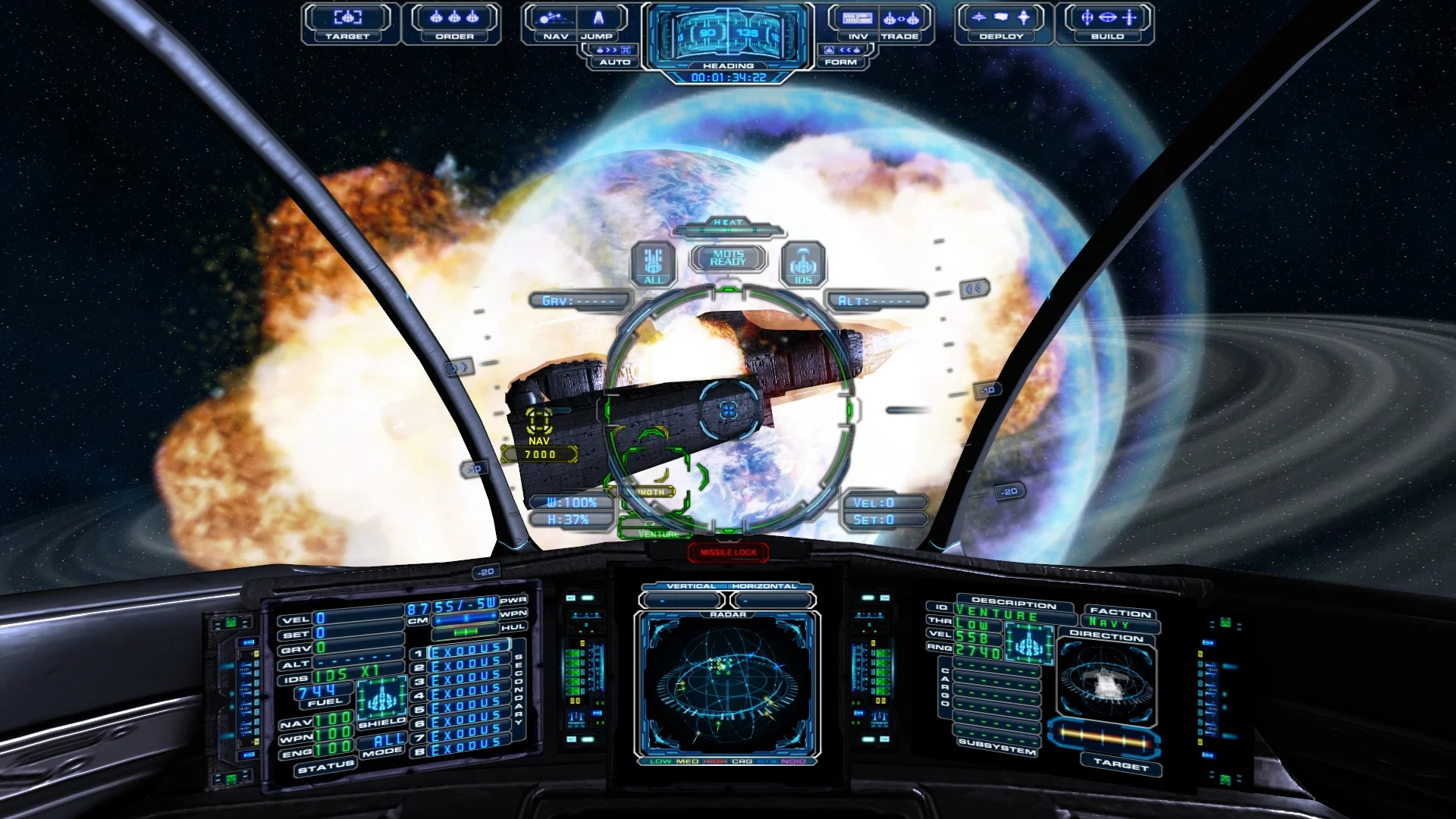 Изображение игры: Evochron Mercenary