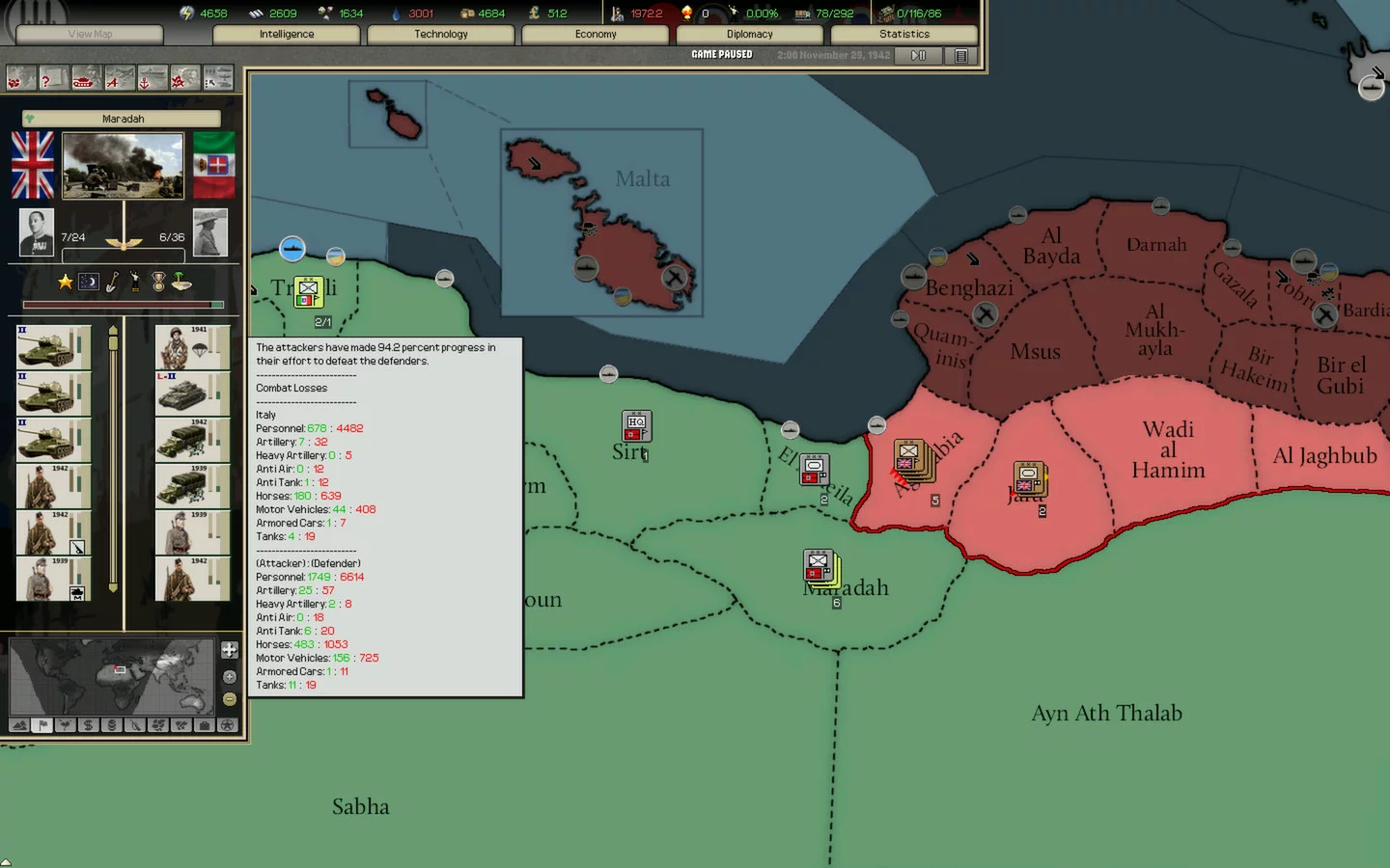 Изображение игры: Darkest Hour: A Hearts of Iron Game