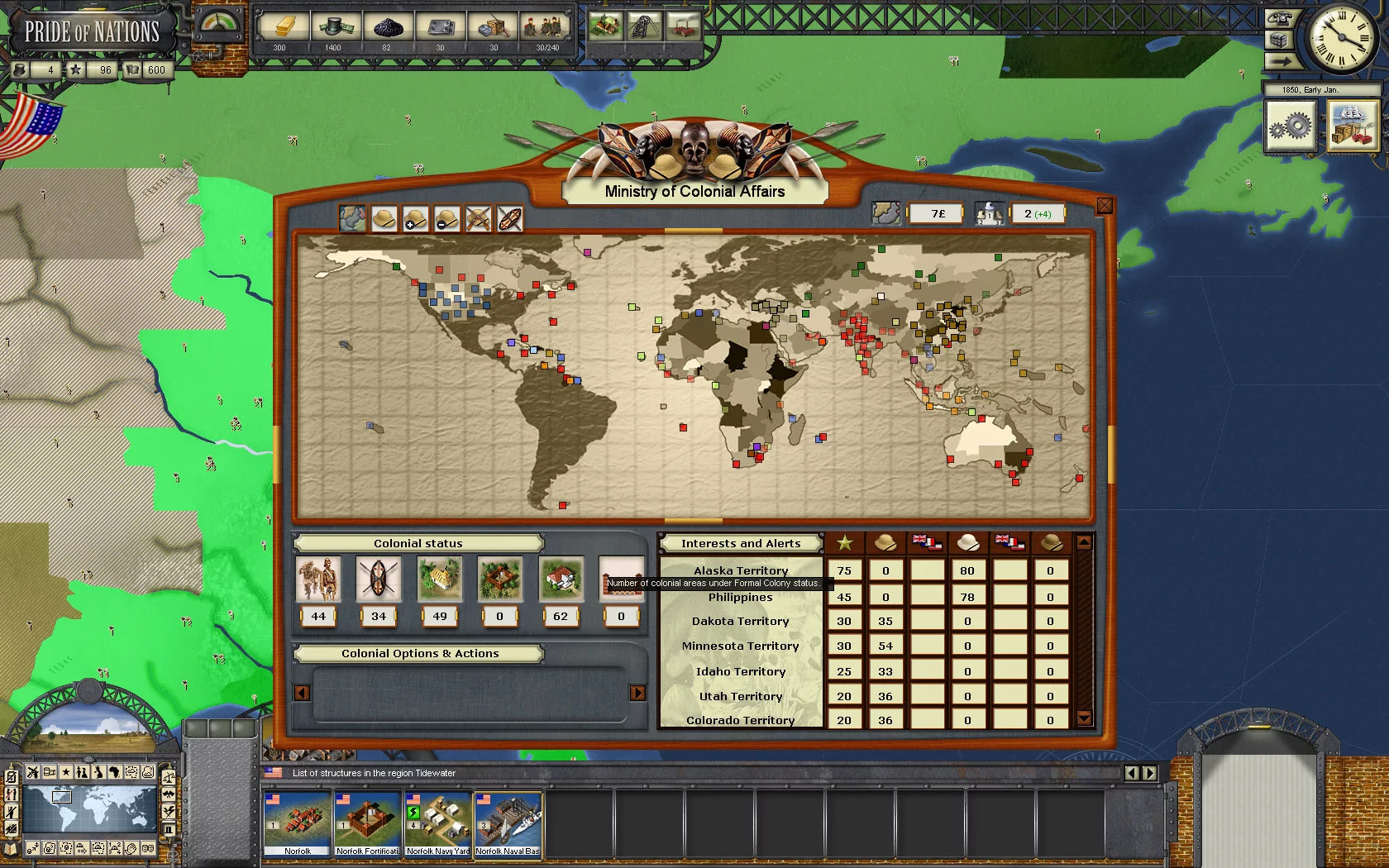 Изображение игры: Pride of Nations