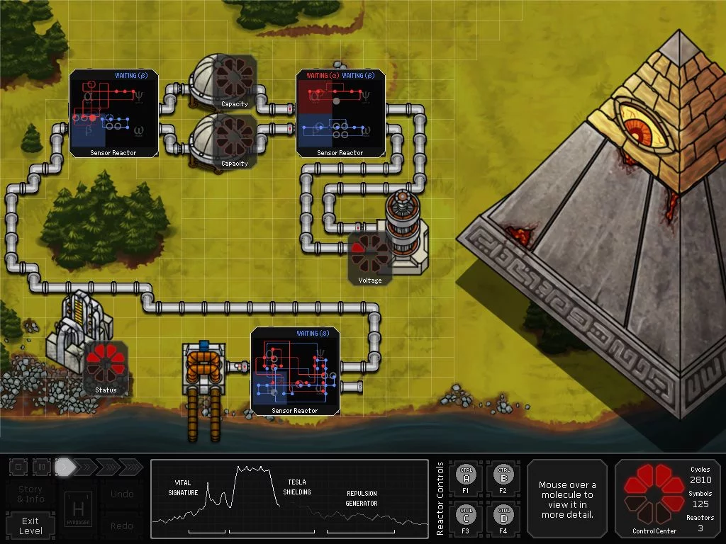 Изображение игры: SpaceChem