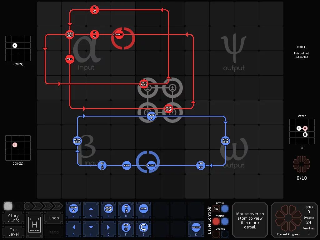 Изображение игры: SpaceChem