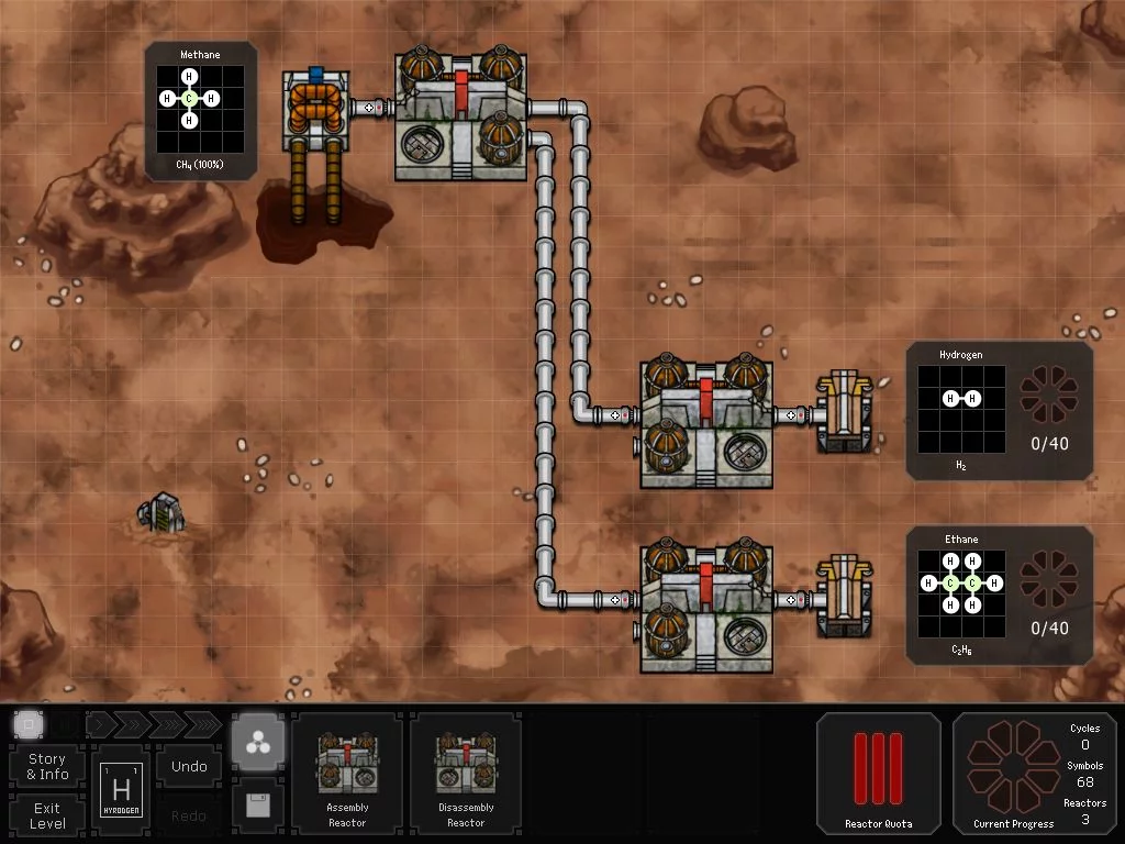 Изображение игры: SpaceChem