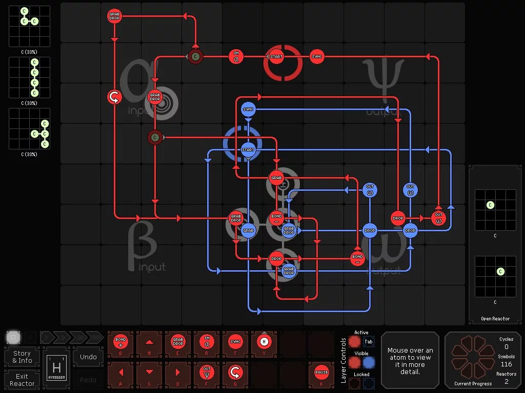 Изображение игры: SpaceChem