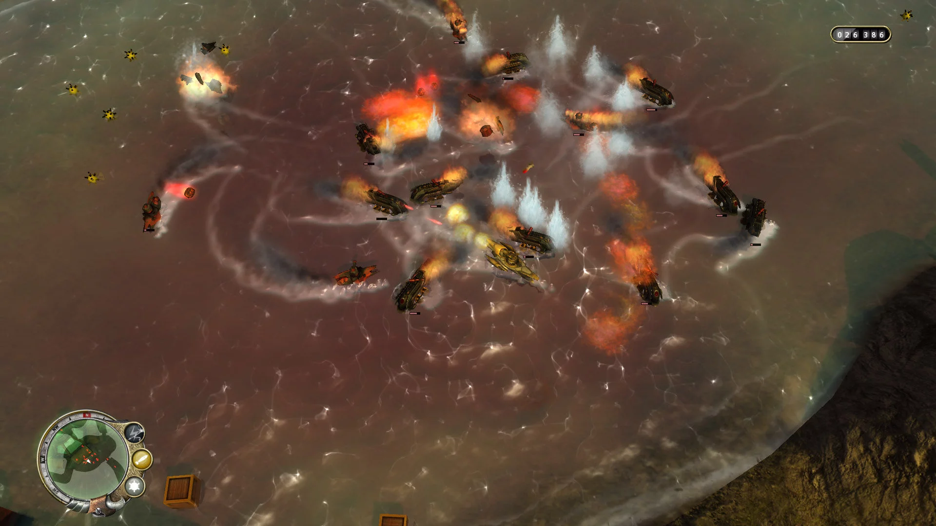 Изображение игры: Naval Warfare