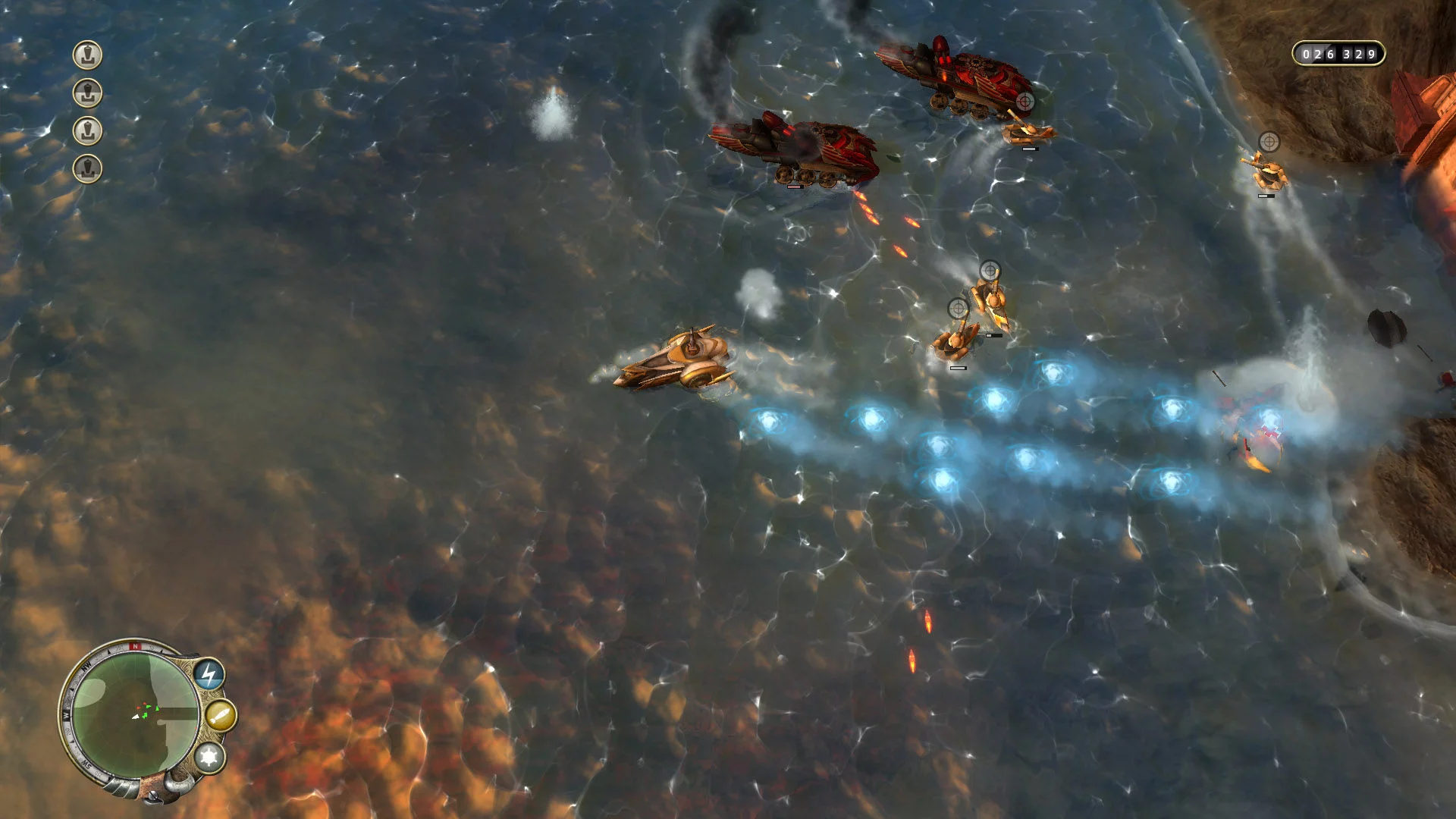 Изображение игры: Naval Warfare