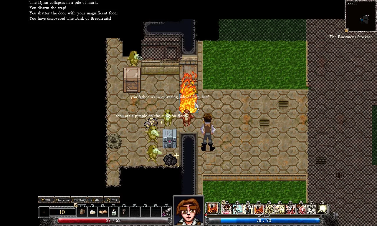 Изображение игры: Dungeons of Dredmor