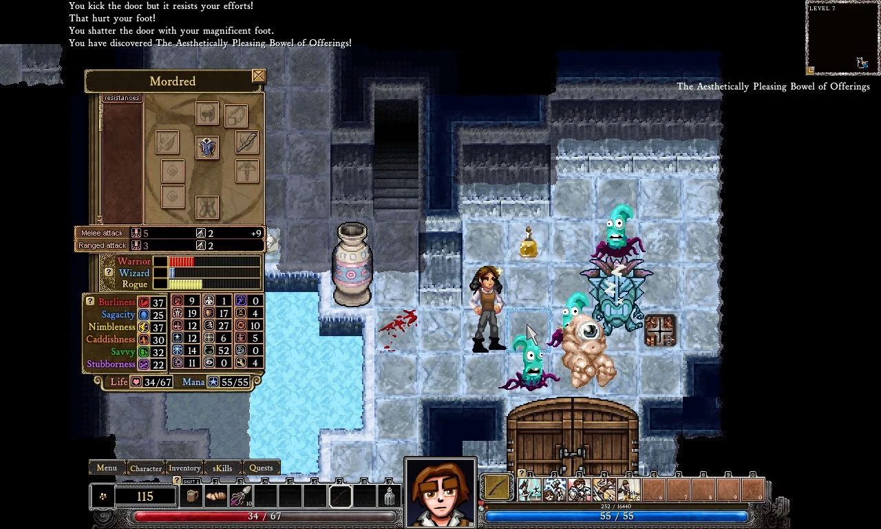 Изображение игры: Dungeons of Dredmor