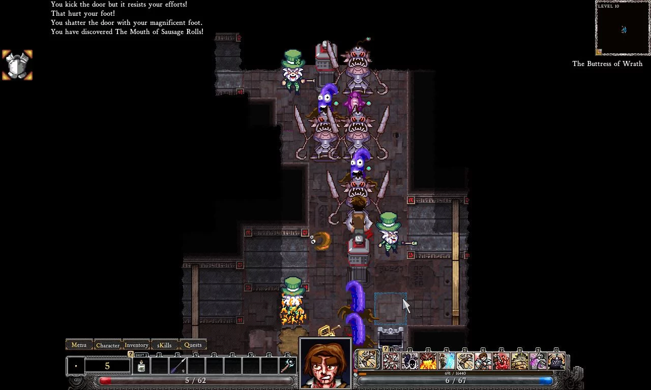 Изображение игры: Dungeons of Dredmor