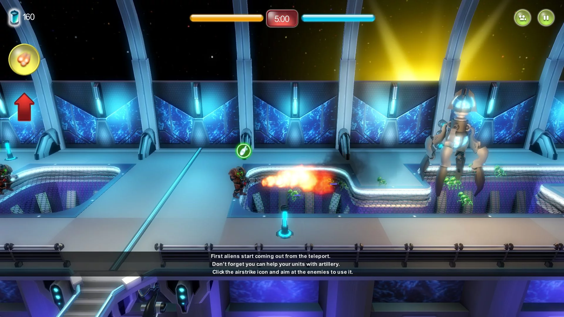 Изображение игры: Alien Hallway