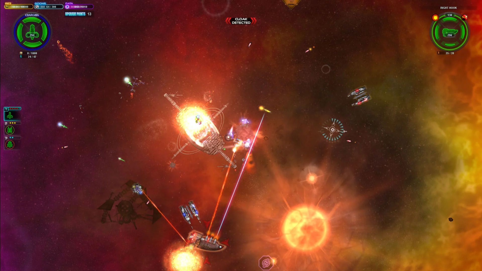 Изображение игры: Space Pirates and Zombies