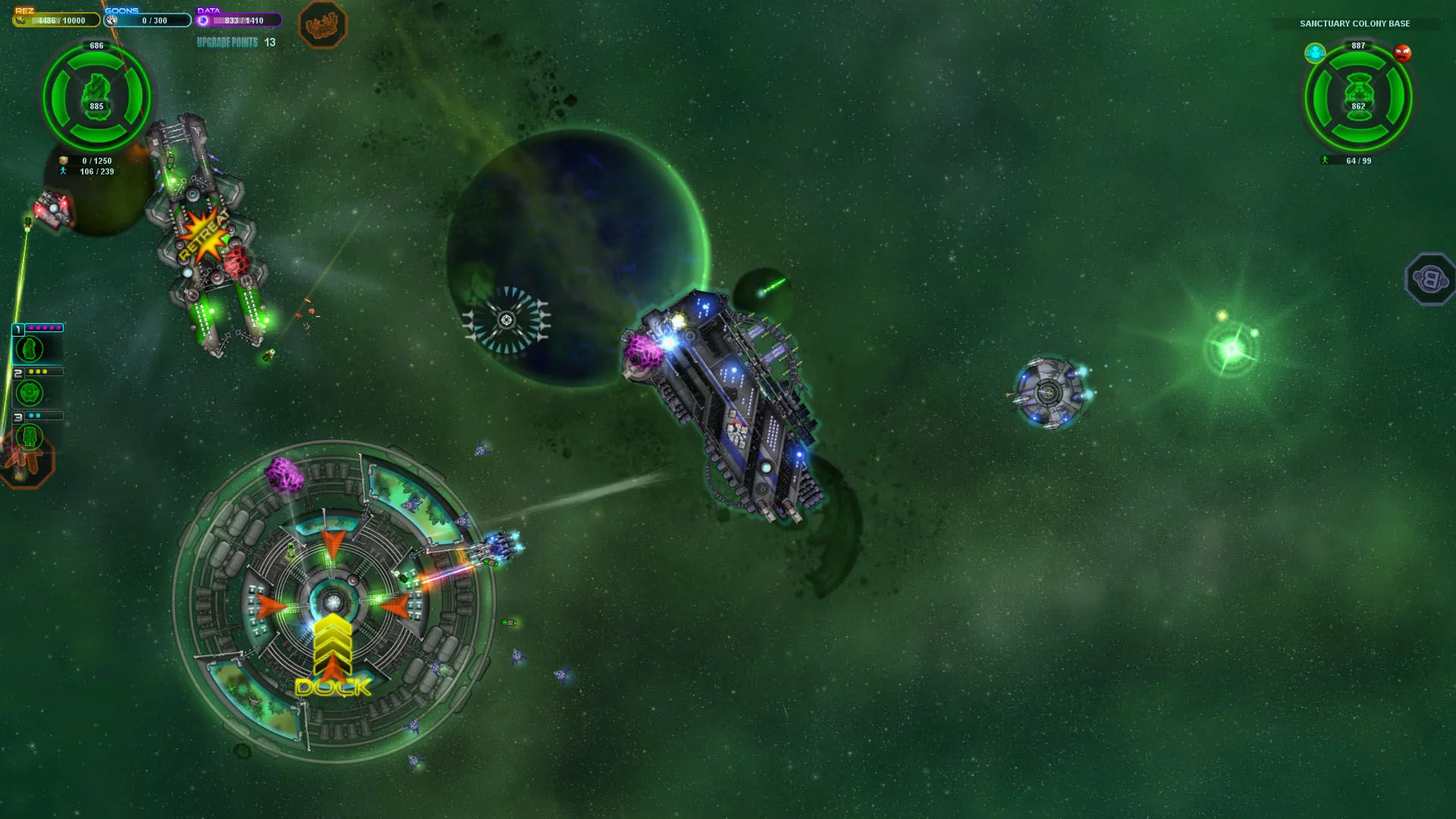 Изображение игры: Space Pirates and Zombies