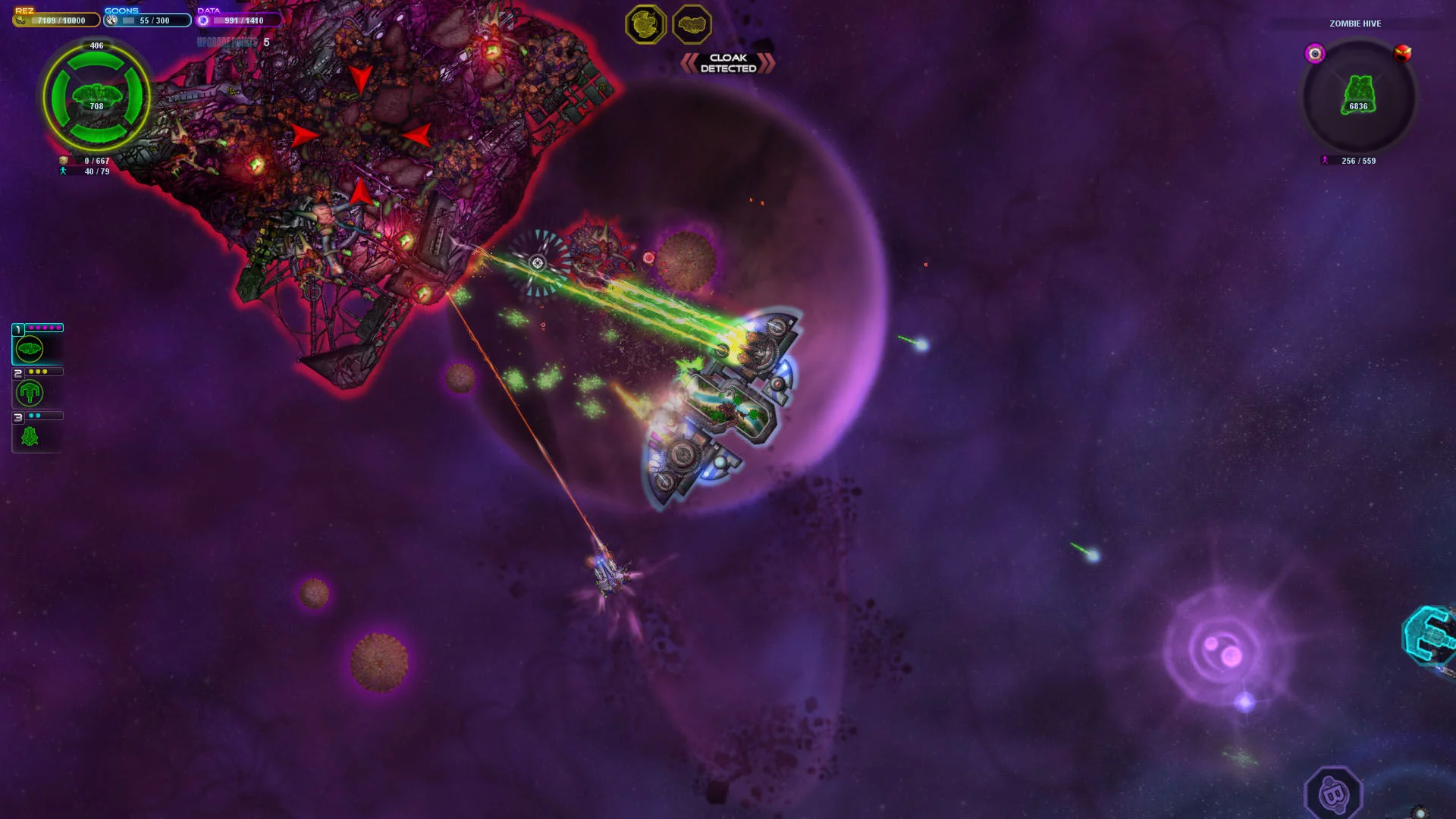 Изображение игры: Space Pirates and Zombies