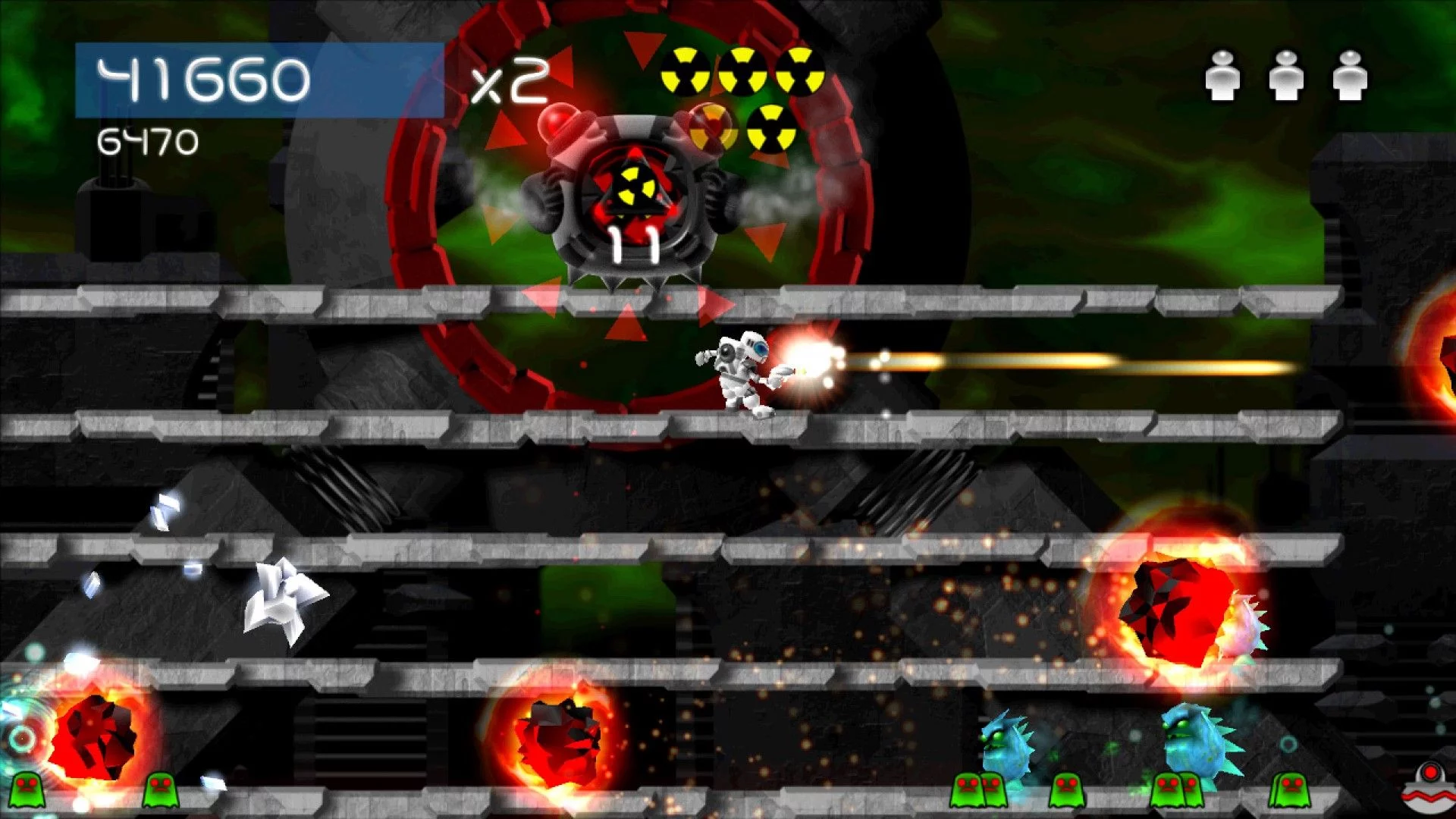 Изображение игры: Alien Zombie Megadeath