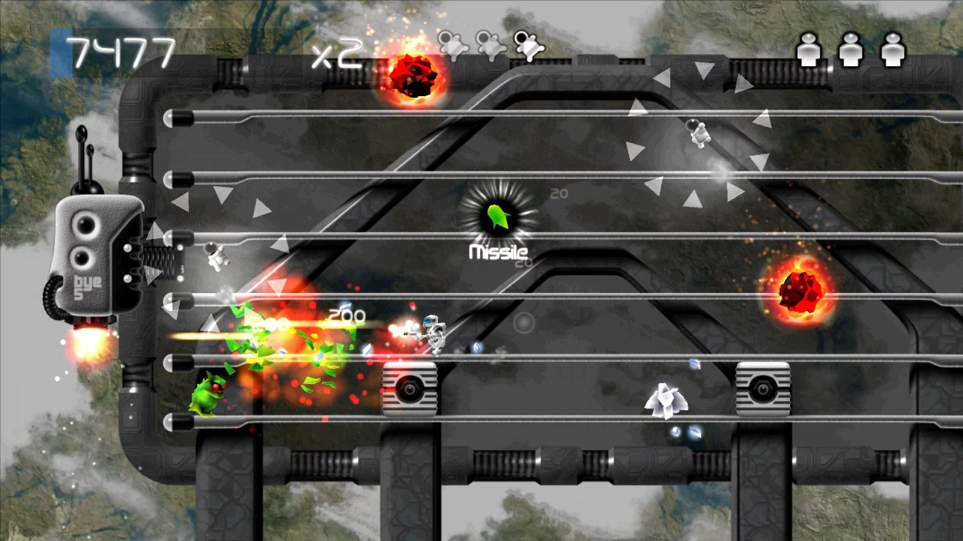 Изображение игры: Alien Zombie Megadeath
