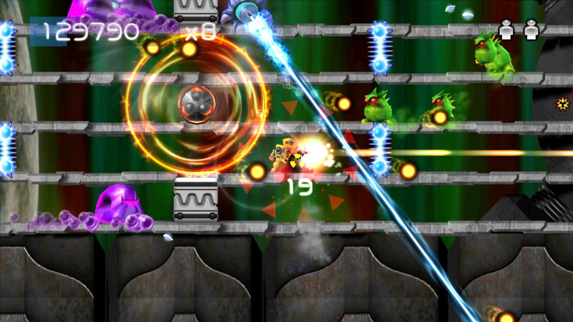 Изображение игры: Alien Zombie Megadeath