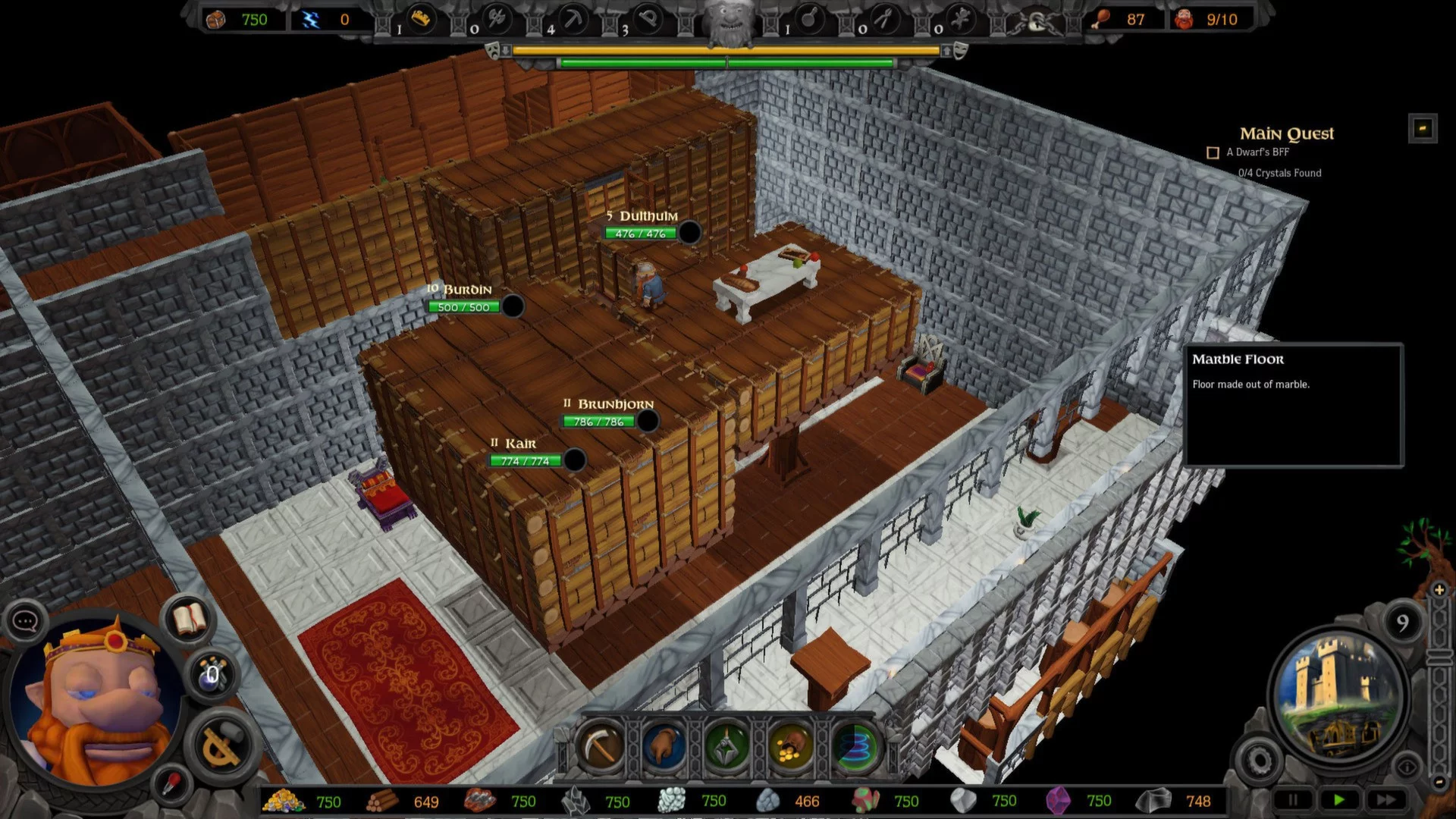 Изображение игры: A Game of Dwarves