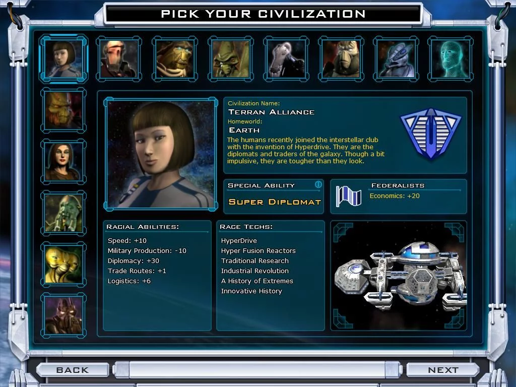 Изображение игры: Galactic Civilizations® II: Ultimate Edition