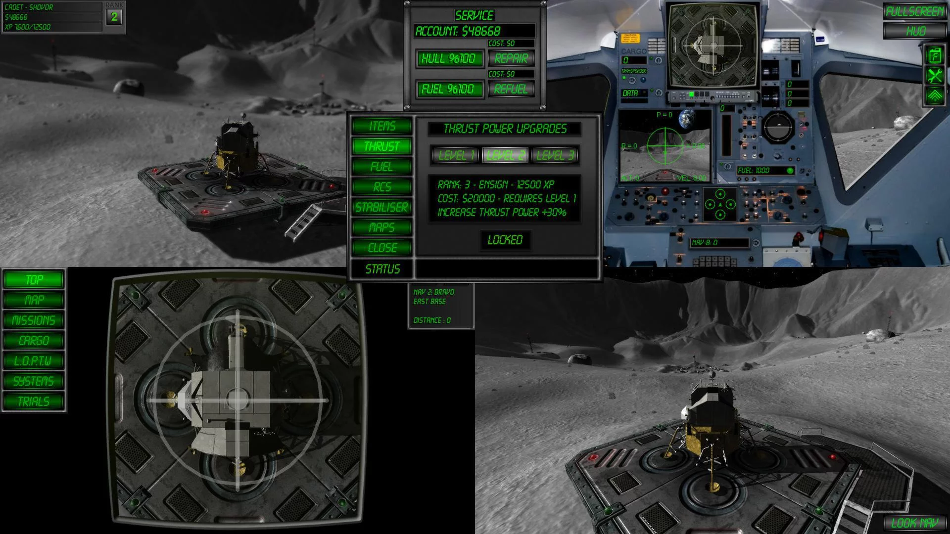 Изображение игры: Lunar Flight