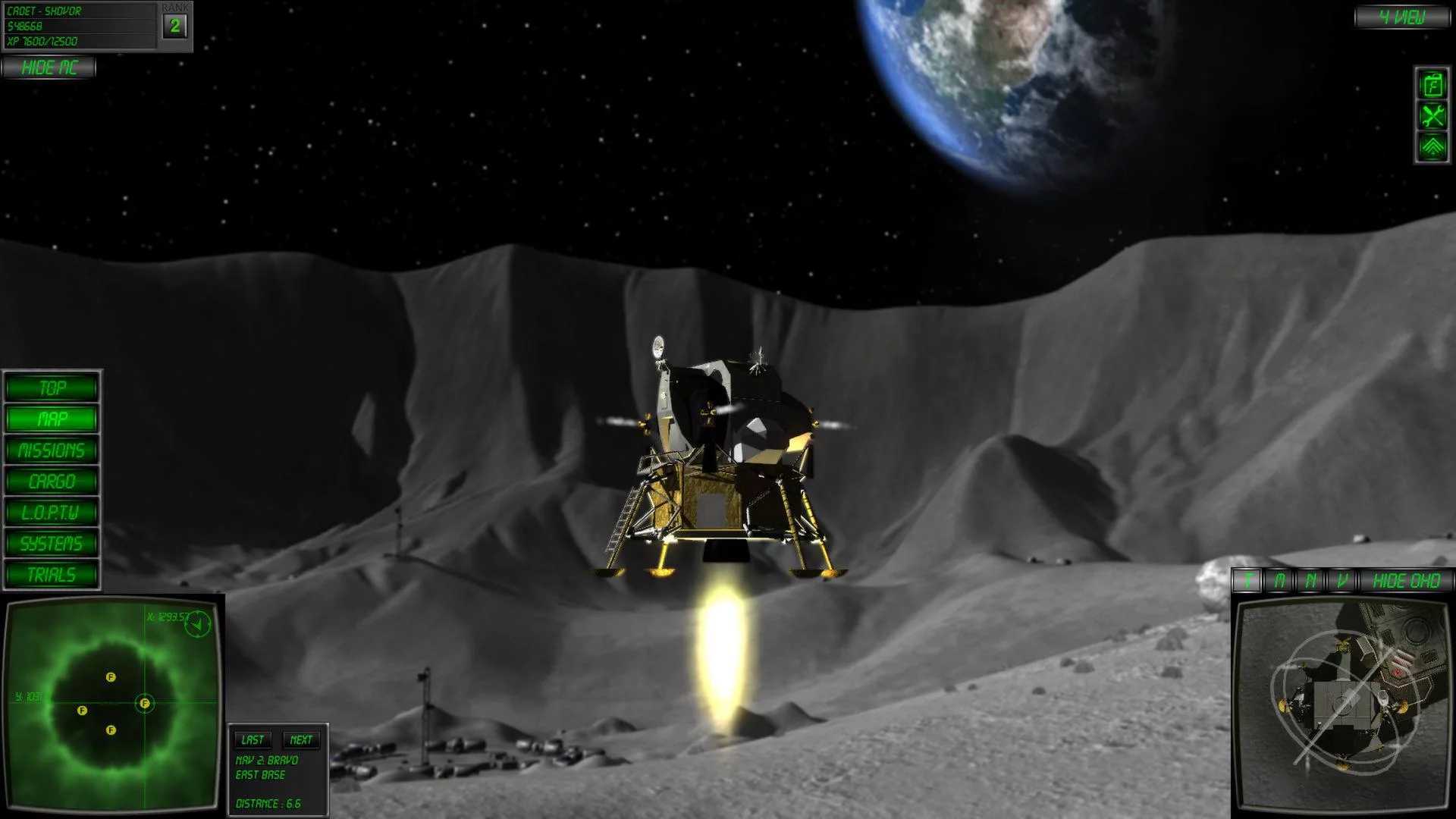 Изображение игры: Lunar Flight