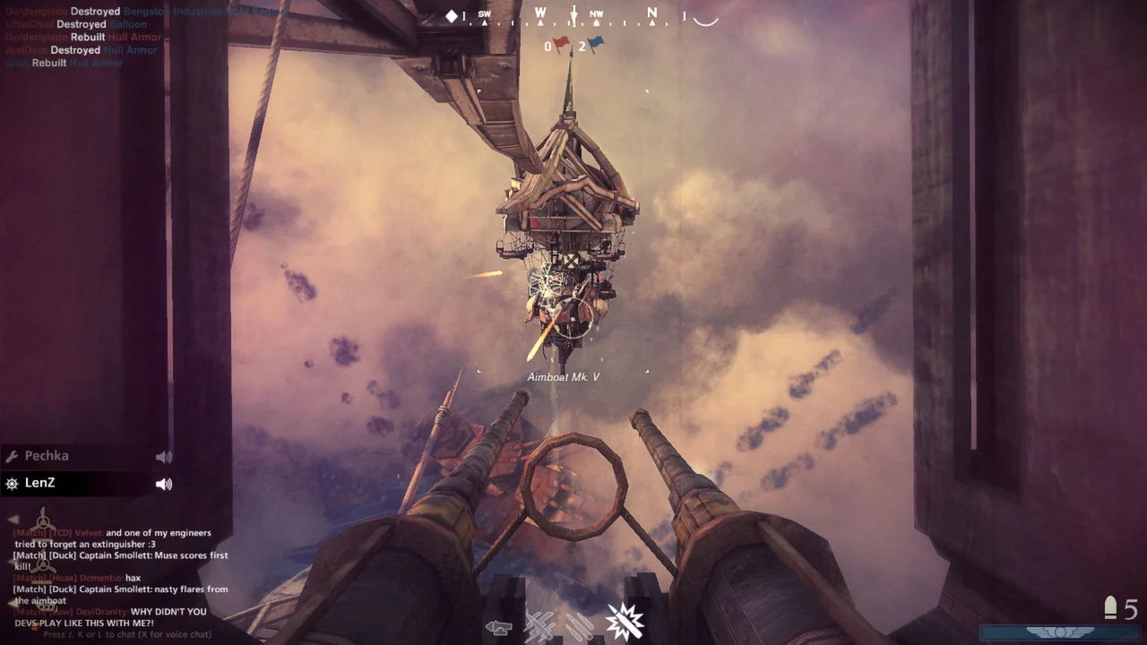 Изображение игры: Guns of Icarus Online