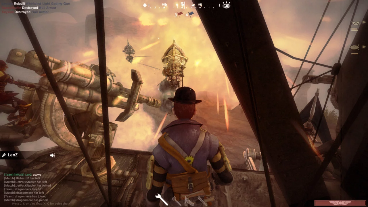 Изображение игры: Guns of Icarus Online
