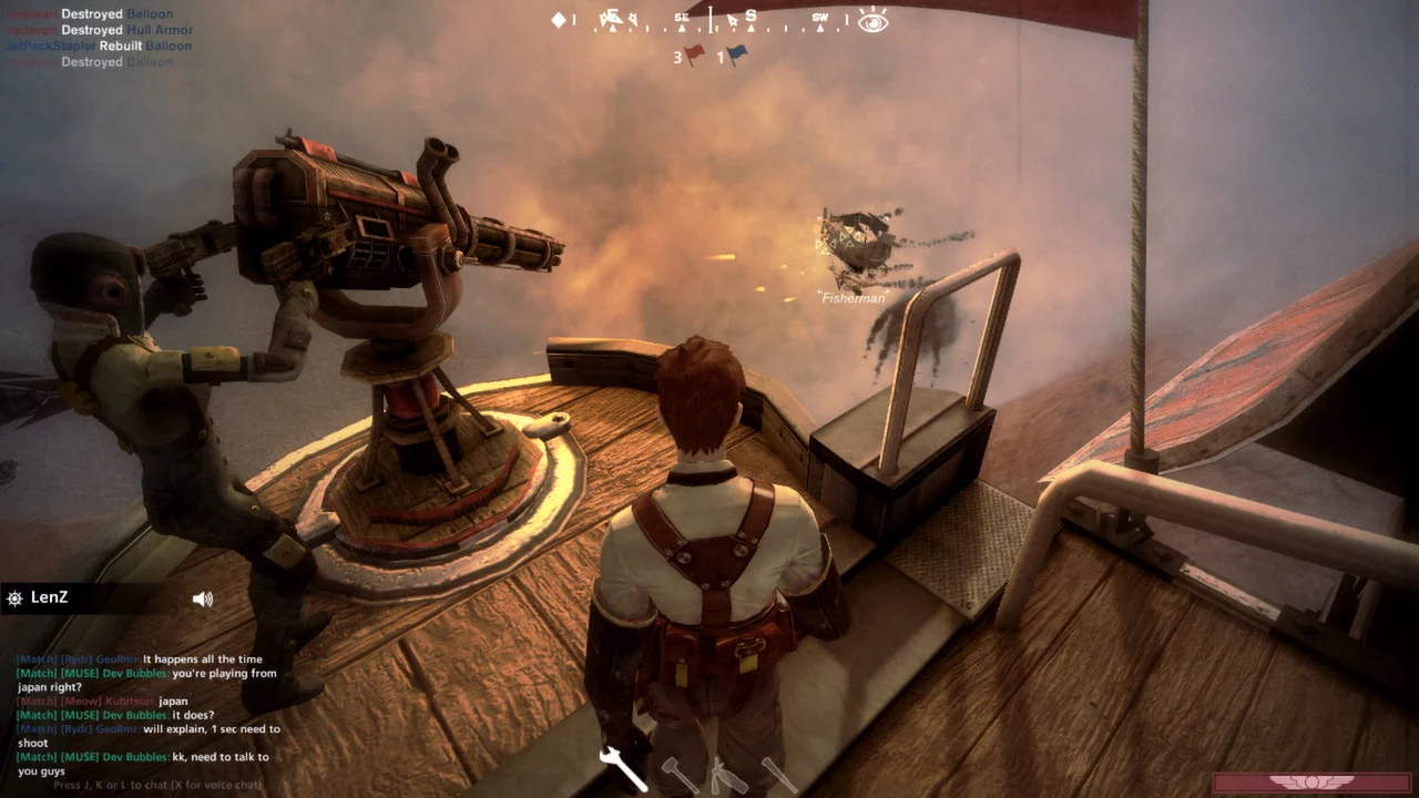 Изображение игры: Guns of Icarus Online