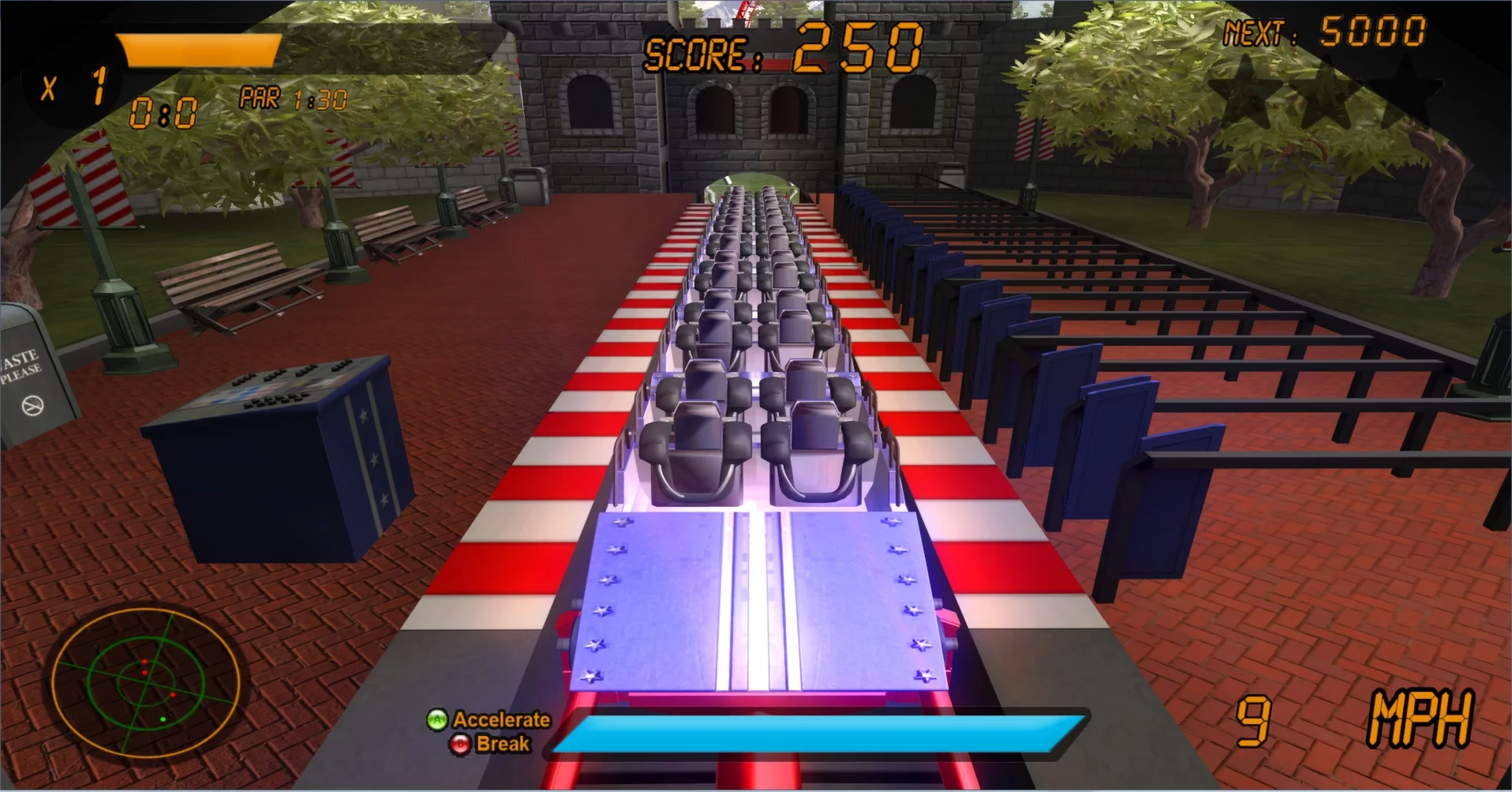 Изображение игры: Roller Coaster Rampage