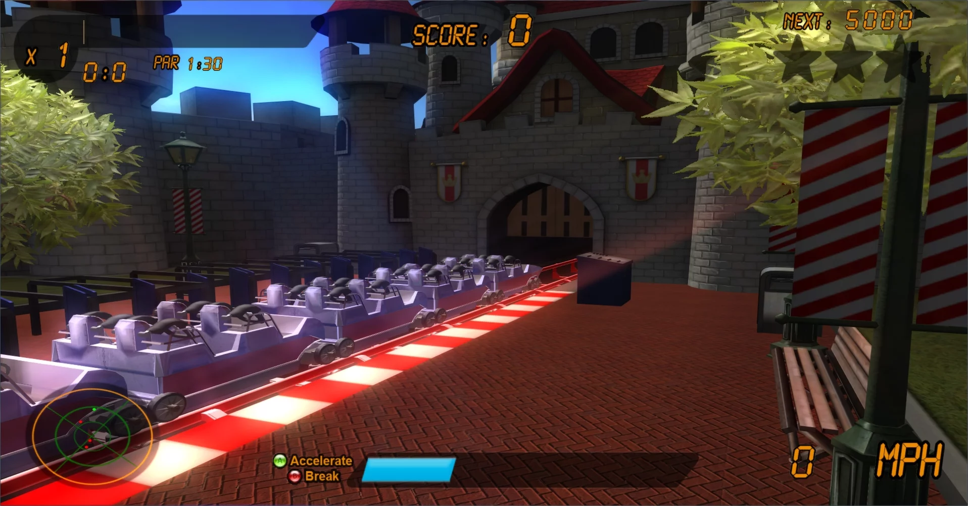 Изображение игры: Roller Coaster Rampage