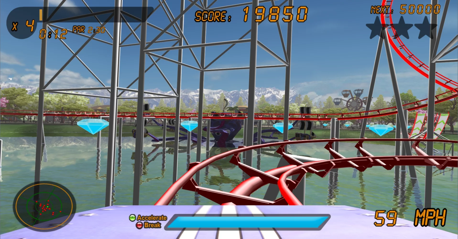Изображение игры: Roller Coaster Rampage