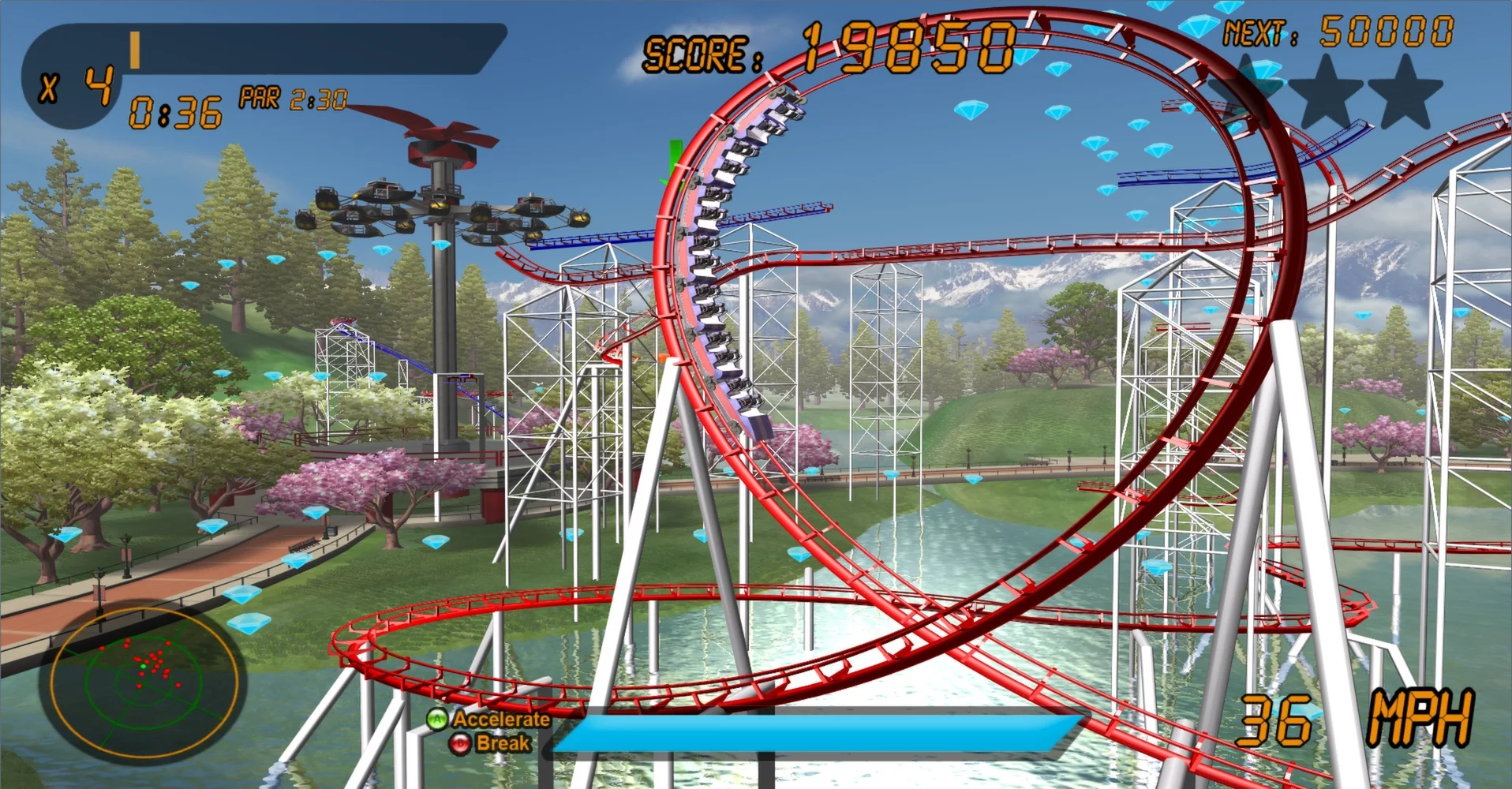 Изображение игры: Roller Coaster Rampage